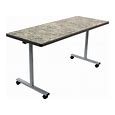 Mobile Folding Booth Table - 24" X 48" Amtab