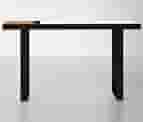 Allmodern Aramis Console Table In Black/Brown/Gray | Size 28.0 H X 50.0 W X 14.0 D In | A001121842