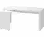 IKEA - MALM Desk With Pull-Out Panel, White, 59 1/2X25 5/8 "