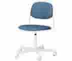 IKEA - ORFJALL Swivel Chair, White/Vissle Dark Blue, Tested For: 243 Lb