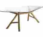 Otto Large Dining Table In Natural Ash Base, By Paolo Cappello